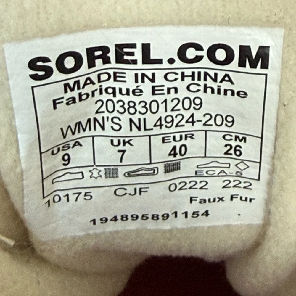 Sorel Women's Evie Lace Up Waterproof Wedge Bootie - Picture 9 of 10